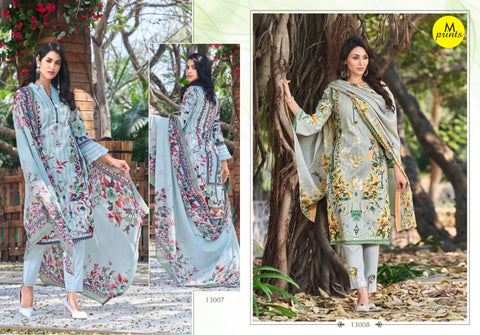 M Print Vol 2 Cotton Digital Karachi Printed Salwar Kameez