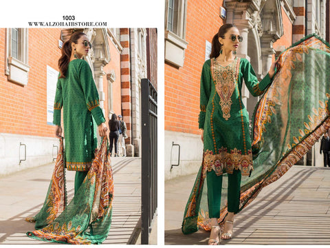 Yashika Designer Mahnoor Lawn Cotton Karachi Pakistani Suits
