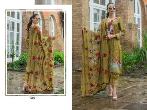 Yashika Designer Mahnoor Lawn Cotton Karachi Pakistani Suits