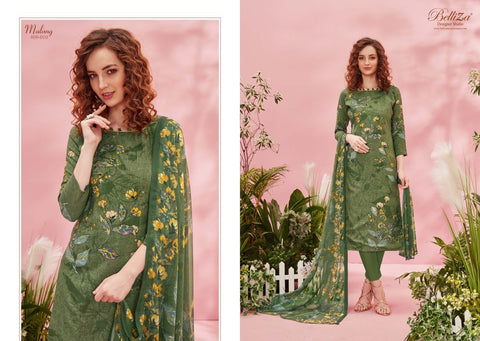 BELLIZA DESIGNER STUDIO PRESENT MALANG HEAVY RAYON DIGITAL PRINT DRESS