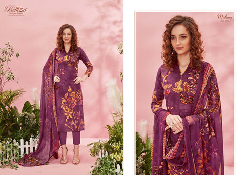 BELLIZA DESIGNER STUDIO PRESENT MALANG HEAVY RAYON DIGITAL PRINT DRESS