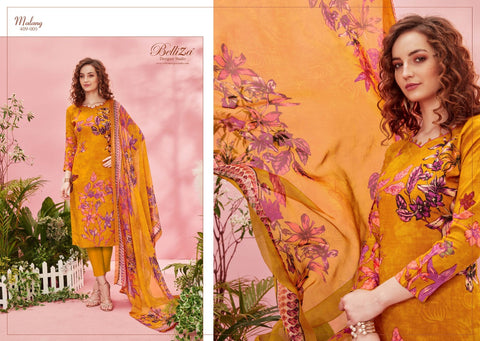 BELLIZA DESIGNER STUDIO PRESENT MALANG HEAVY RAYON DIGITAL PRINT DRESS