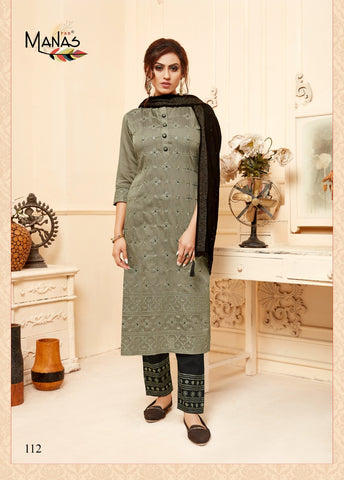 Manas Lucknowi Fancy Fabric Stylish Designer Kurti Collection