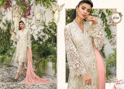 Maria B Heavy Embroidery Work Designer Salwar Kameez