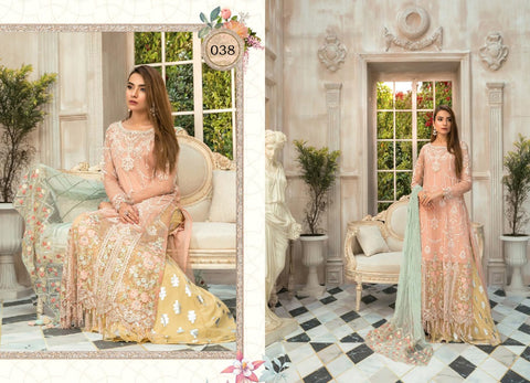 Maria B Heavy Embroidery Work Designer Salwar Kameez