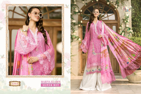 Shree Fab Mariya B Lawn Super Hit Cotton Fabric EMBROIDERY Work Salwar Suits