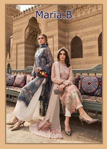 Shraddha Designer Mariya B Heavy Embroidered Pakistani Cotton Suits