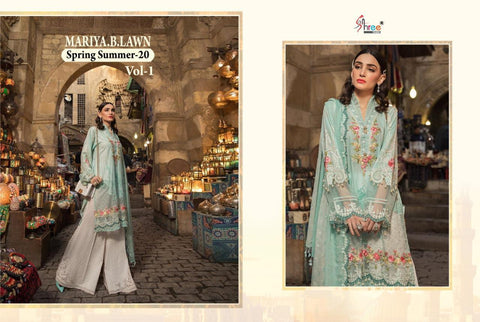 Shree Fab Mariya B Spring Summer 20 Vol 1 Embroidery Pakistani Suit Collection