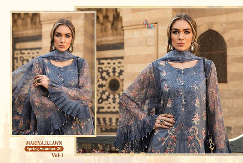 Shree Fab Mariya B Spring Summer 20 Vol 1 Embroidery Pakistani Suit Collection