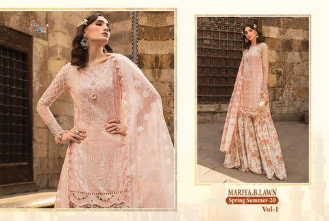Shree Fab Mariya B Spring Summer 20 Vol 1 Embroidery Pakistani Suit Collection