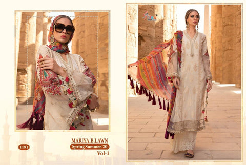 Shree Fab Mariya B Spring Summer 20 Vol 1 Embroidery Pakistani Suit Collection