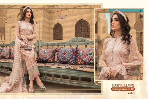 Shree Fab Mariya B Spring Summer 20 Vol 1 Embroidery Pakistani Suit Collection
