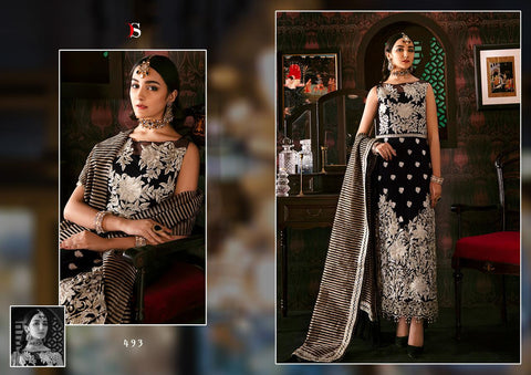 DEEPSY SUIT MARK VOL 5 GEORGETTE WITH HEAVY EMBROIDERY SALWAR SUIT
