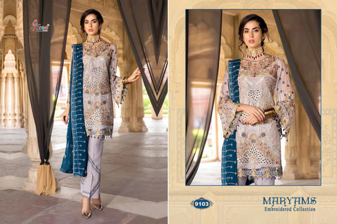 SHREE FAB MARYAM HEAVY  EMBROIDERED PARTY WEAR COLLECTION