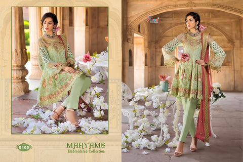 SHREE FAB MARYAM HEAVY  EMBROIDERED PARTY WEAR COLLECTION