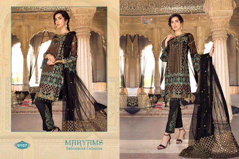 SHREE FAB MARYAM HEAVY  EMBROIDERED PARTY WEAR COLLECTION