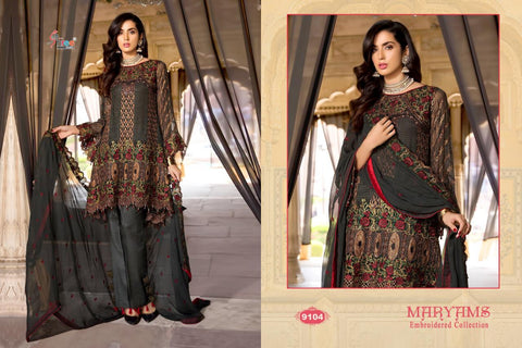 SHREE FAB MARYAM HEAVY  EMBROIDERED PARTY WEAR COLLECTION