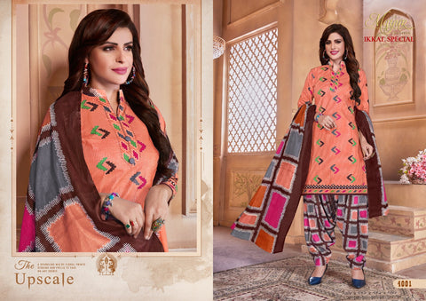 Mayur Creation Ikkat Vol 4 Casual Cotton Printed Salwar Kameez Collection