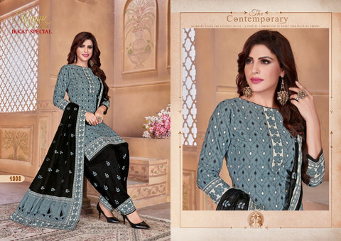 Mayur Creation Ikkat Vol 4 Casual Cotton Printed Salwar Kameez Collection