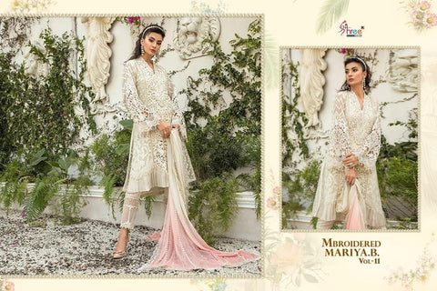 Shree Fab Mbroidered Mariya B Vol 11 Pakistani Designer Salwar Kameez
