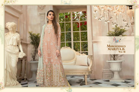 Shree Fab Mbroidered Mariya B Vol 11 Pakistani Designer Salwar Kameez