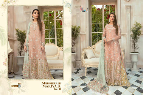 Shree Fab Mbroidered Mariya B Vol 11 Pakistani Designer Salwar Kameez