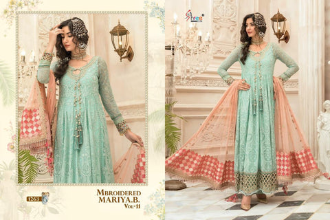 Shree Fab Mbroidered Mariya B Vol 11 Pakistani Designer Salwar Kameez