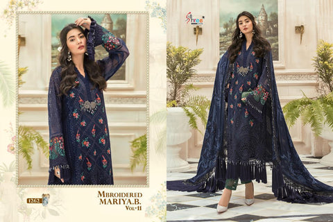 Shree Fab Mbroidered Mariya B Vol 11 Pakistani Designer Salwar Kameez