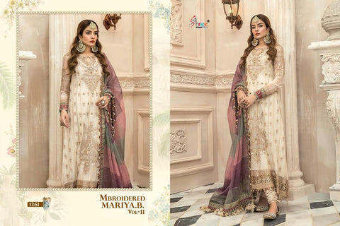 Shree Fab Mbroidered Mariya B Vol 11 Pakistani Designer Salwar Kameez