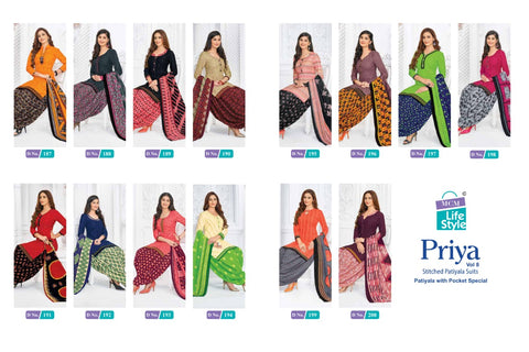 Mcm Lifestyle Priya Vol 8 Fancy Designer Kurtis Collection