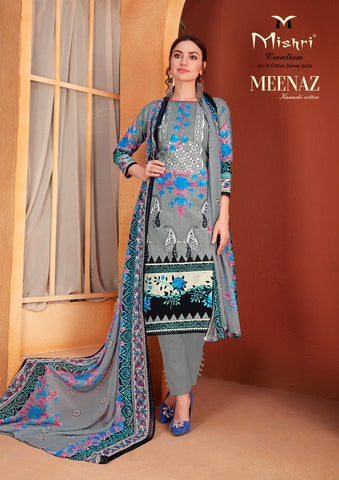 Mishri Meenaz Vol 4 Pure Cotton Printed Designer Salwar Suit