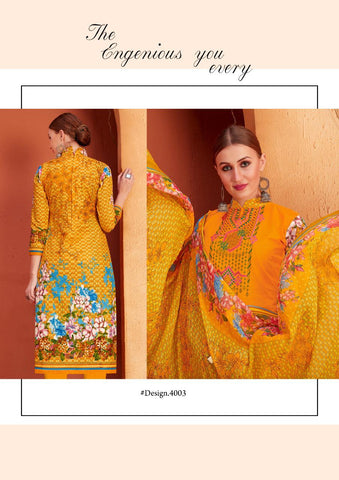 Mishri Meenaz Vol 4 Pure Cotton Printed Designer Salwar Suit
