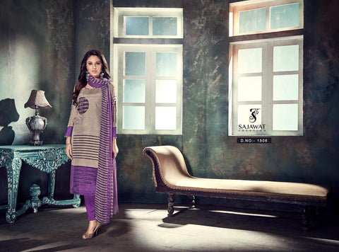 Sajawat Creation Launched Metrix Upada Silk Printed Fancy Designer Salwar Suits