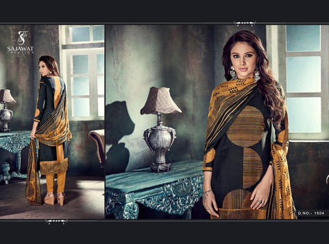 Sajawat Creation Launched Metrix Upada Silk Printed Fancy Designer Salwar Suits