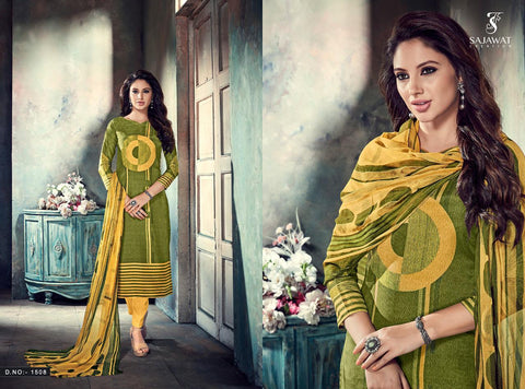 Sajawat Creation Launched Metrix Upada Silk Printed Fancy Designer Salwar Suits