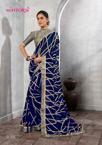 Mintorsi Presents Sally Beauty Fancy Designer Sarees