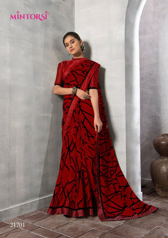 Mintorsi Presents Sally Beauty Fancy Designer Sarees