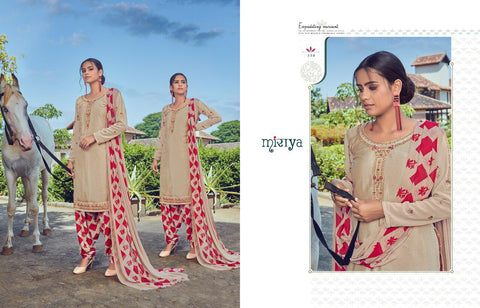 Mirayaa Presents Miraya Vol 18 Crape Printed Embroidery Work Fancy Designer Salwar Suits