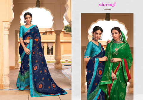 Mintorsi Presents Gungun Satin Fancy Designer Sarees Collection