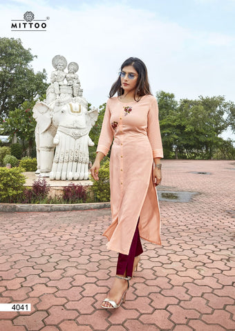Mitto Presents Mohini Vol 2 Rayon Fancy Designer Kurtis And Pants