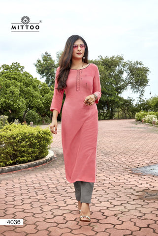 Mitto Presents Mohini Vol 2 Rayon Fancy Designer Kurtis And Pants