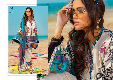 DEEPSY SUITS MUZLIN COTTON PAKISTANI CONCEPT DRESS MATERIAL