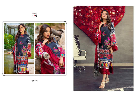 DEEPSY SUITS MUZLIN COTTON PAKISTANI CONCEPT DRESS MATERIAL