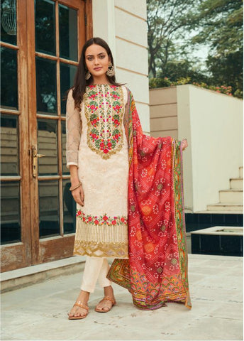 Mannmohit Launched Afsana Net Embroidery Work Fancy Designer Salwar Suits