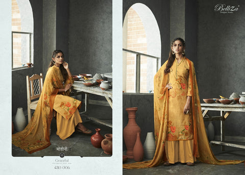 Belliza Designer Studio Nakshatra Cotton Digital Printed Collection Salwar Kameez