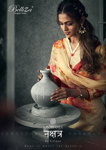 Belliza Designer Studio Nakshatra Cotton Digital Printed Collection Salwar Kameez