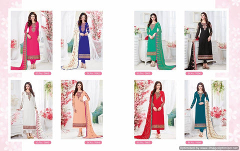 ANTIQUE CREATION PRESENTS NAKSHATRA VOL 7 EMBROIDERED SUIT COLLECTION