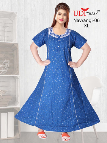Navrangi Presents Cotton Fabric Gown Collection