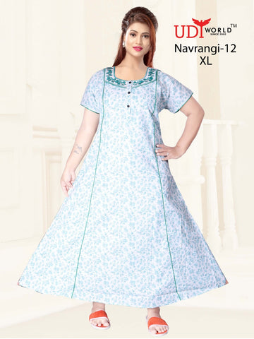 Navrangi Presents Cotton Fabric Gown Collection