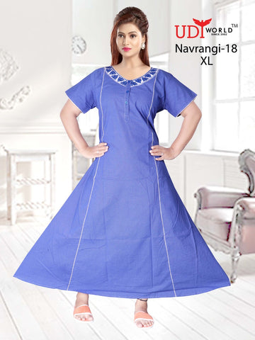 Navrangi Presents Cotton Fabric Gown Collection
